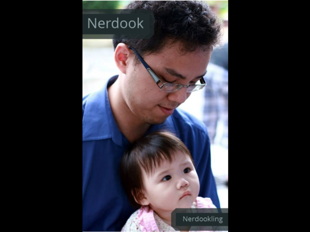 Picture of Nerdook and daughter