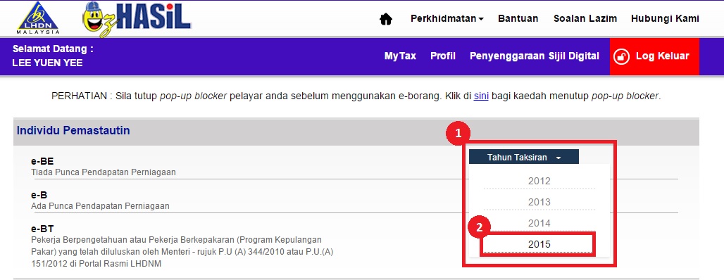 How To File Income Tax In Malaysia Using E Filing Mr Stingy