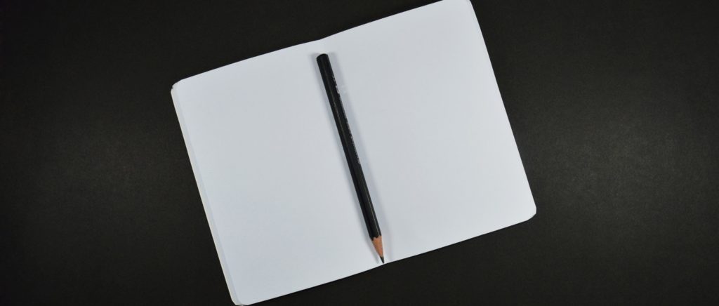Picture of blank notebook
