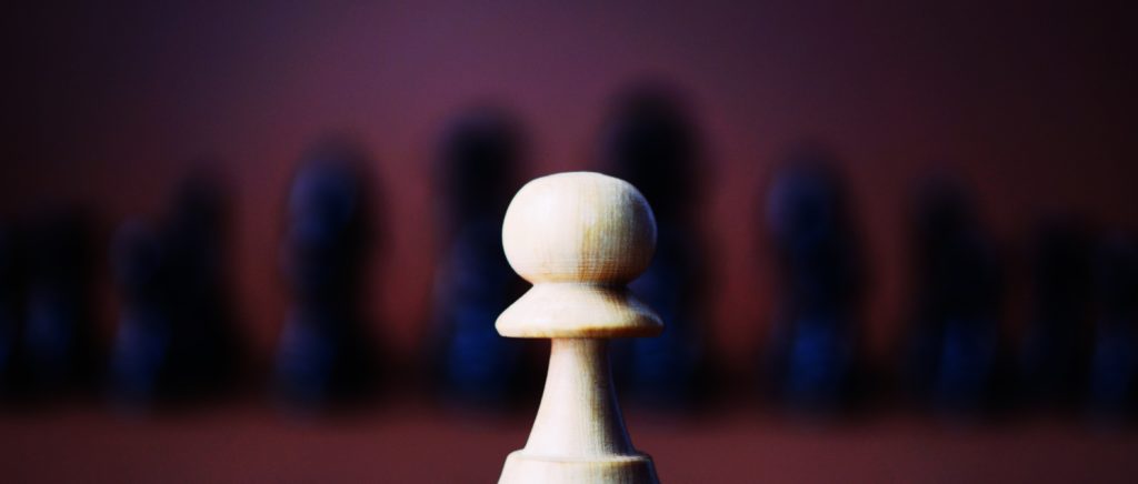 Picture of single chess pawn