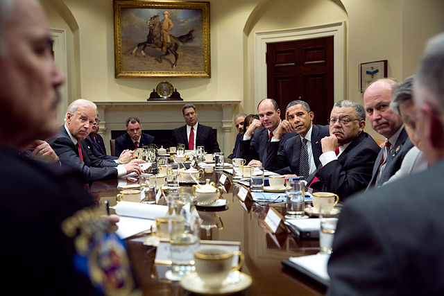 Pic of meeting led by Obama