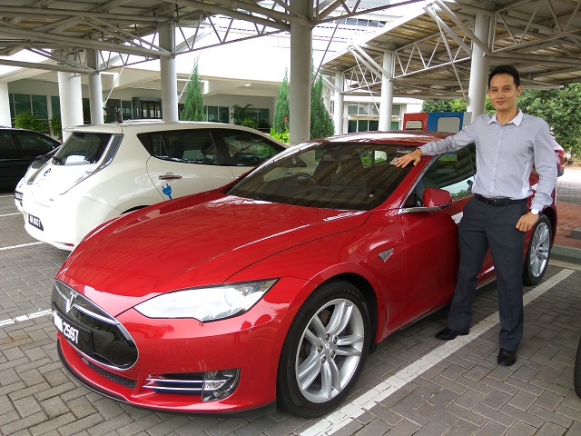 mr-stingy with Tesla car